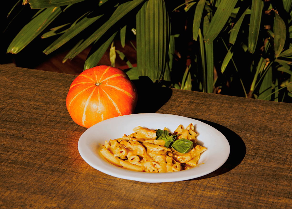 Nukkad Cafe Pumpkin sauce Pasta