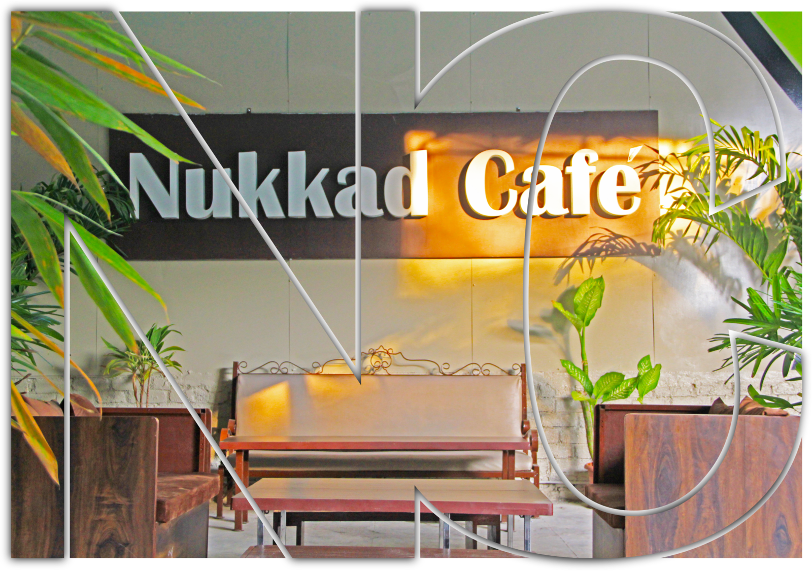 Nukkad cafe cospace available facility like electricity, food and wifi.